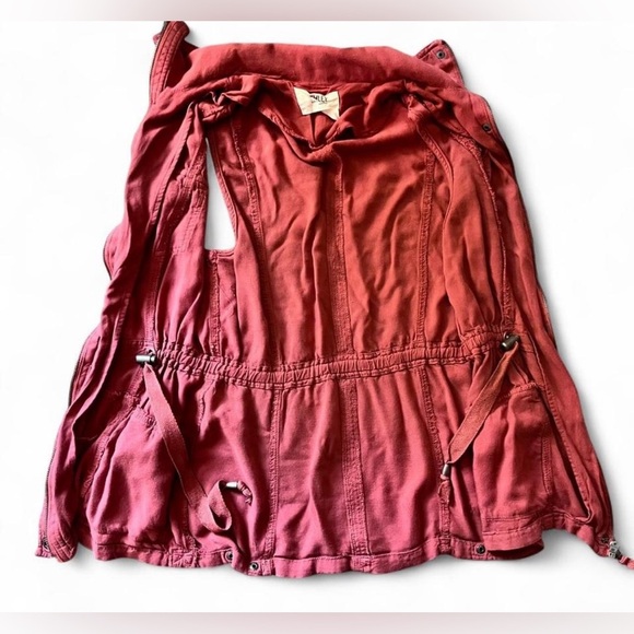 Ashley By 26 International Rust Women’s Utility Vest Size Small - Picture 4 of 7